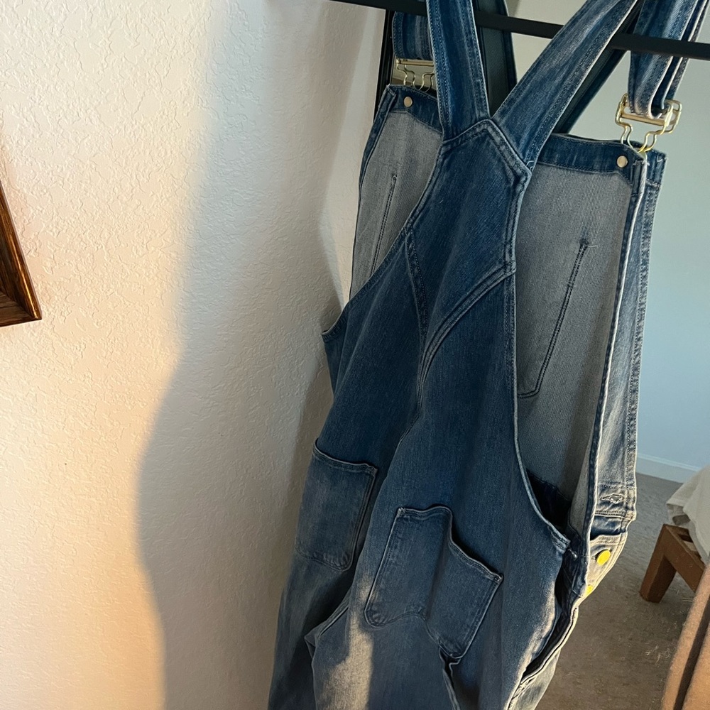 Frame Denim Blue Denim Overalls Jumpsuit - Picture 4 of 4